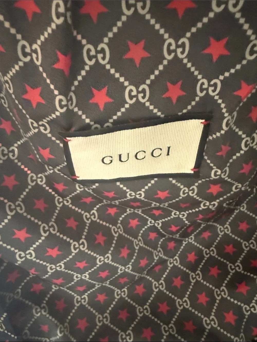 Gucci Black Hooded Windbreaker